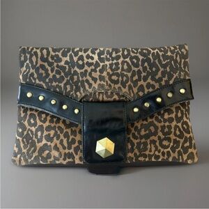 Large Leopard Clutch - Bag